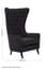 okCala Black Tufted Highback Chair