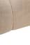 Ordona Cream Linen 3 Seater Curved Sofa