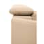 Padua 3 Seat Stone Leather Sofa with Adjustable Headrests