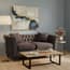 Sabrina Two Seat Grey Velvet Sofa