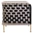 Satna Black And White Jute Chair