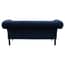 Siena Two Seat Midnight Blue Velvet Sofa