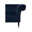 Siena Two Seat Midnight Blue Velvet Sofa