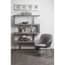 Stockholm Grey Velvet Dining Chair with Chrome Legs