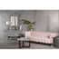 Suri 3 Seat Pale Pink Velvet Modern Chesterfield Sofa