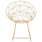 Templar Gold Frame Occasional Chair