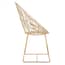 Templar Gold Frame Occasional Chair