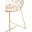 Templar Gold Frame Occasional Chair