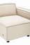 Toulouse Cream Fabric Right Arm Modular Sofa
