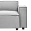 Toulouse Grey Fabric Right Arm Modular Sofa