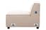 Toulouse Natural Fabric Armless Modular Sofa
