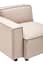 Toulouse Natural Fabric Left Arm Modular Sofa