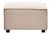 Toulouse Natural Fabric Modular Ottoman