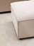 Toulouse Natural Fabric Modular Ottoman