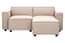 Toulouse Natural Fabric Modular Ottoman