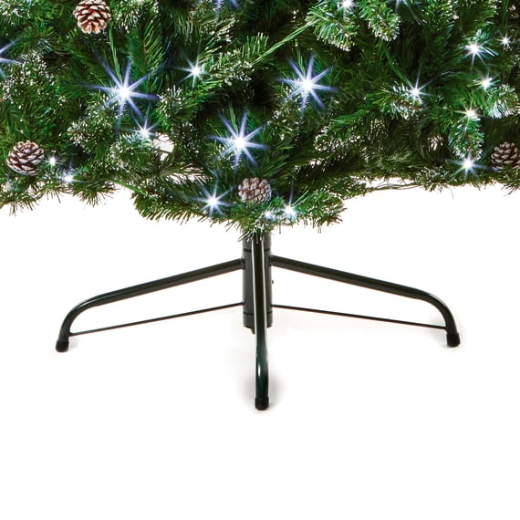 Alaskan Pine Pre Lit Christmas Tree Stand