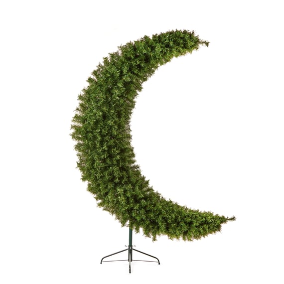 Cresant Moon Artificial Christmas Tree 6ft     
