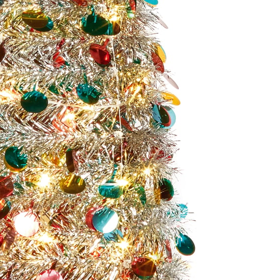 Dazzling Pre Lit LED Pop Up Christmas Tree