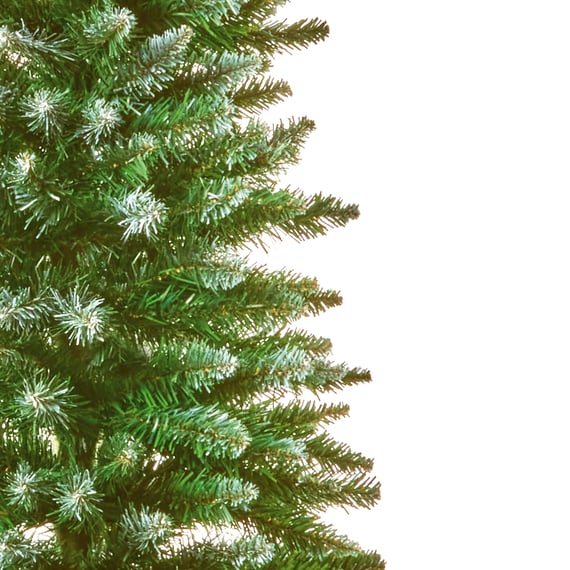 Evergreen Elegance Realistic Pine Slim Artificial Christmas Tree
