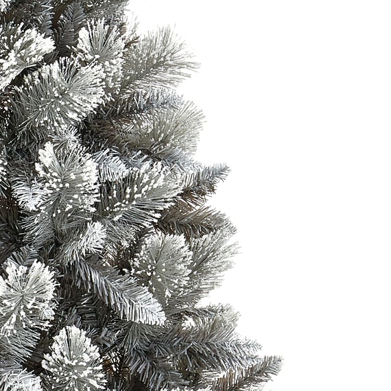 Realistic Iceland Frosted Fir Christmas Tree 2.4m