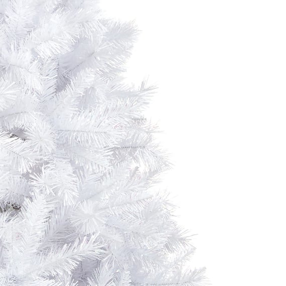 Realistic Snow Covered Spruce White Christmas Tree