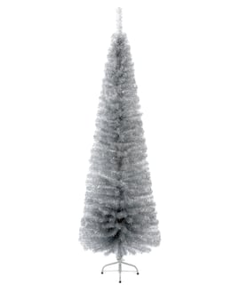 Silver Pine Slim Pencil Christmas Tree 6ft