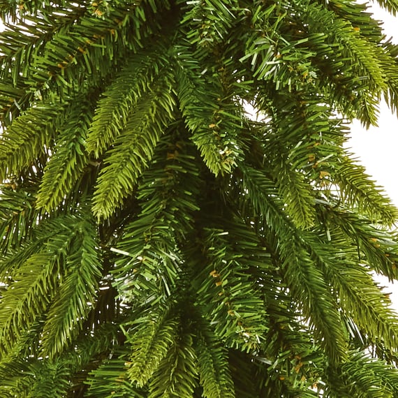 Slimline Wind Swept Artificial Christmas Tree