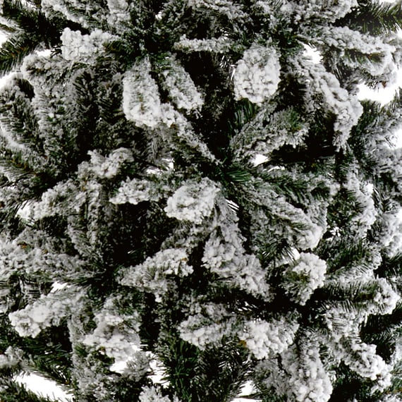 Snowy Mountain Pine Slim Artificial Christmas Tree