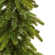 Wind Swept Slim Artificial Christmas Tree