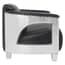 Victor 2 Seat Black Leather Sofa
