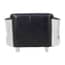 Victor 2 Seat Black Leather Sofa