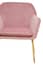 Xander Pink Velvet Modern Accent Chair witg Gold Frame