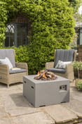 Happy Cocooning 76cm Grey Outdoor Gas Fire Pit