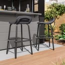 Suncast Outdoor Bar Stool Set Pack of 2