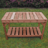 Bench with Shelf Oiled Finish