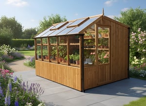 Swallow Rook 8x10 ThermoWood Potting Shed