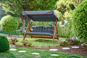 Handpicked Sandringham Wooden Garden Swing Seat
