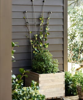 Barrington Fan Trellis Raw Metal