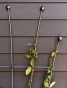 Barrington Fan Trellis Raw Metal Fan Shape Garden