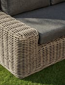 moorgate pe rattan corner sofa coffee table garden set