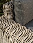 moorgate rattan corner sofa set dark natural garden lounge