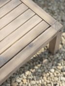 porthallow acacia corner sofa set natural outdoor garden set