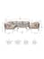 porthallow corner sofa set natural garden living acacia