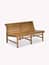 station bench double natural teak bench reclaimed wood garden