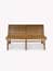 station bench double teak wood garden bench natural finish