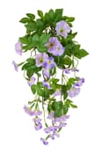 Artificial Flowering Petunia Bush Purple 55cm