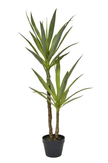 Artificial Yucca in Black Pot 110cm