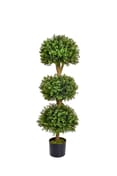 Artificial Topiary New Buxus Triple Ball 120cm UV Resistant alternative view