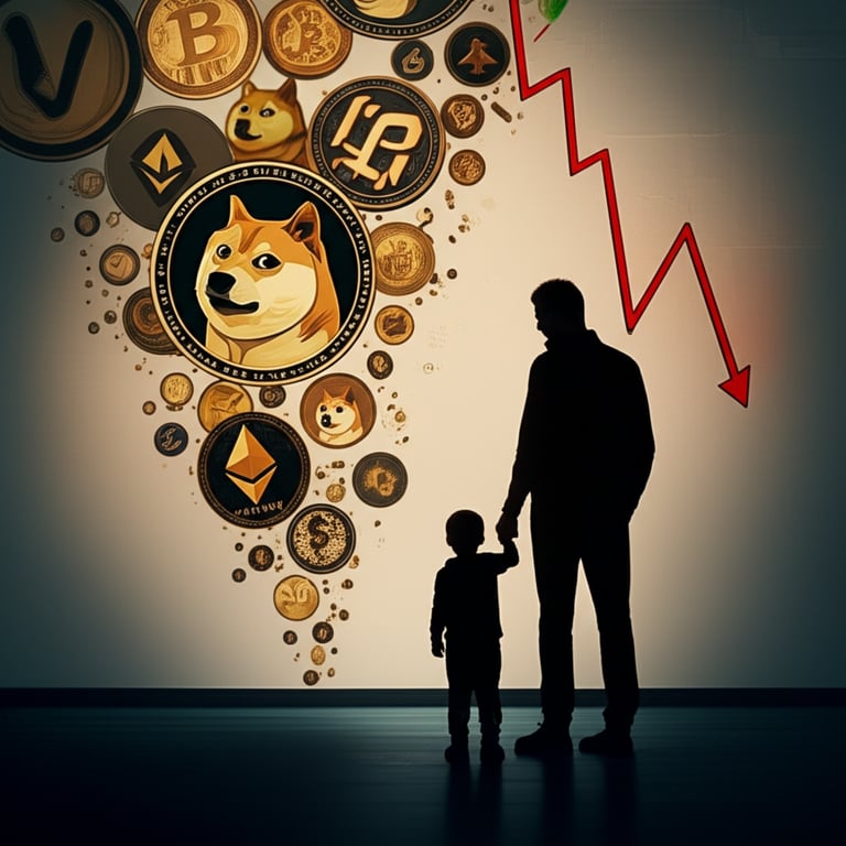 Crypto Confession: Father of Triplets Loses $80K on Meme Coins, Keeps it Secret