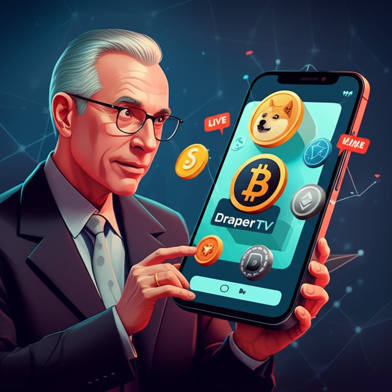 Tim Draper Bets Big on Crypto Streamers with DraperTV